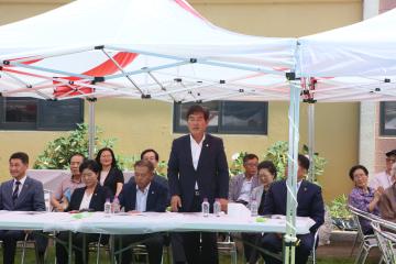 황정초등학교 총동문회 참석