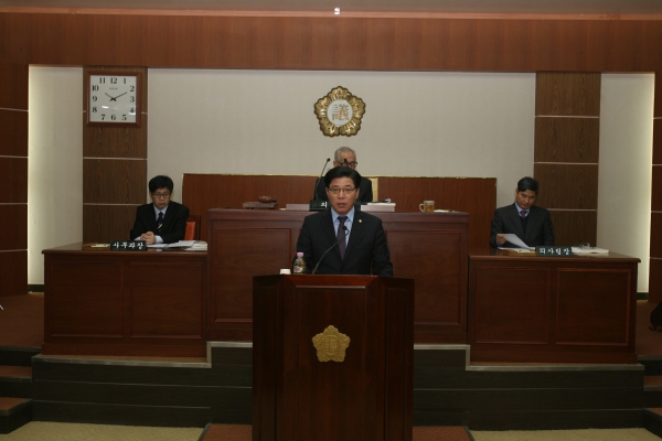 제237회 단양군의회 임시회<건의문 채택>