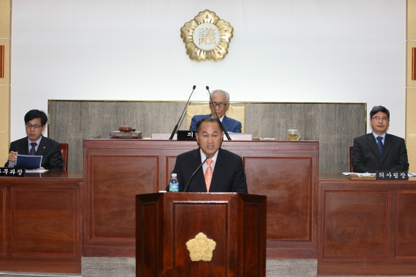 제239회 단양군의회 임시회(건의서 채택)