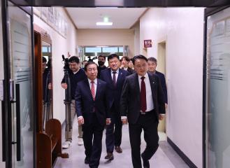 도지사 의회 방문 및 도정보고회