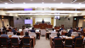 제339회 단양군의회(임시회) 개회식 및 제1차 본회의
