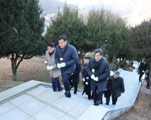 2026년 새해 충혼탑 참배