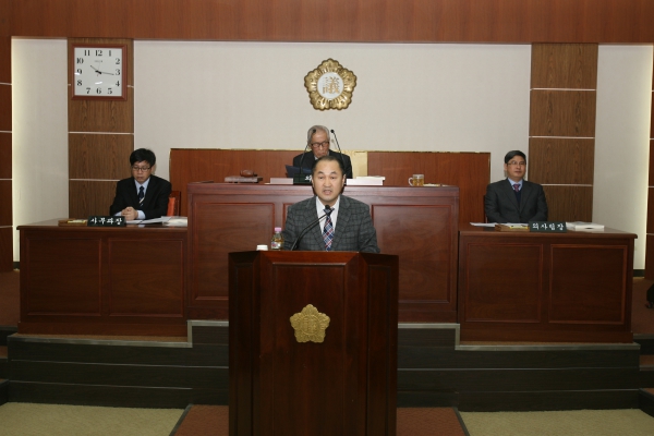 제237회 단양군의회 임시회<건의문 채택>