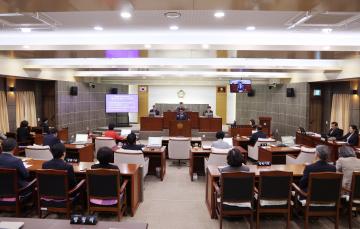 제336회 단양군의회(임시회) 개회식 및 제1차 본회의