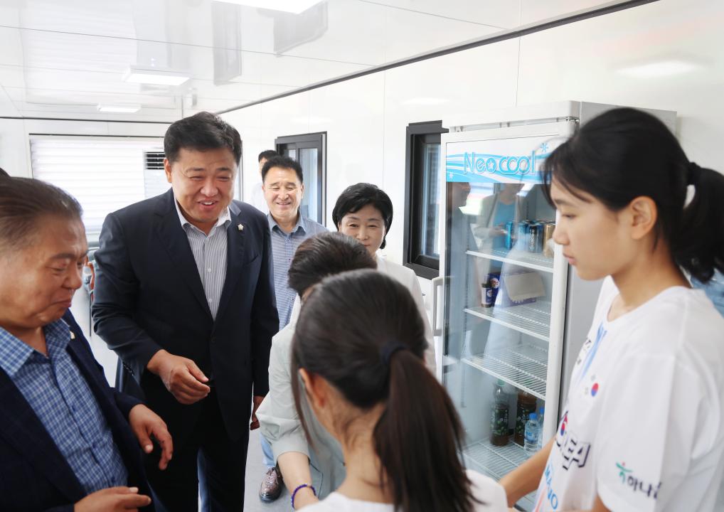 '단양군의회, '제20회 아시아 롤러스케이팅 선수권대회' 단양군 출전 선수 격려' 게시글의 사진(4) '선수단격려3.jpg'